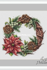Christmas Wreath by Evgenia / Evgeniya Poluektova