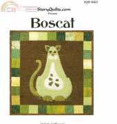 Story Quilts-Garden Patch Cats-Block 2 Boscat by Helene