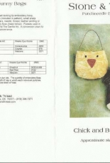 Stone & Thread Punchneedle-Chick & Bunny Bags