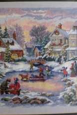 A Treasured Time Cross Stitch Kit Dimensions Gold Collection by  Dennis Lewan