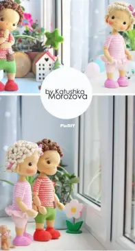 Handi Hats Design - Lollipop Dolls - Katushka Morozova - Катюша Морозова - Mark and Mary - Марк и Мария - Russian