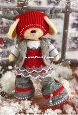 Crochet Bunny Art - Irina Tarasova - Noel Outfit - Dutch