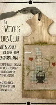 Notforgotten Farm - Little Witches Stitch Club Early Spring Witch No. 1 2020