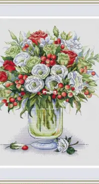 Scarlet Bouquet by Alla Erokhova XSD