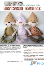 A Bit Of Whimsy Dolls -Nutmeg  Gnome