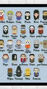 Mini People - Harry Potter cross stitch pattern by cloudsfactory