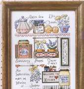 Herbal Alphabet Sampler from Cross Country Stitching February 1994