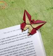 Origami Art-Butterfly Bookmark /Polish