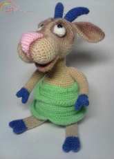 Goat in cabbage