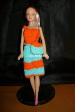 Maguinda Bolsón - Ayelen dress and bag set for dolls