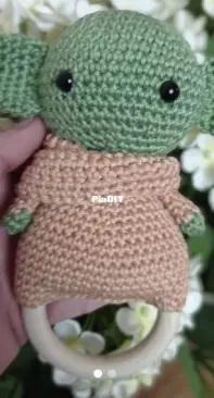 Baby yoda rattle
