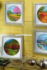 Seasons from Вышитые картины Embroidered Pictures 2, 5, 7, 9 2014 XSD