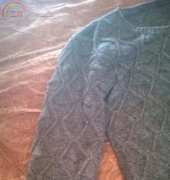grey pull-over skirt