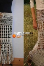 Crochet maxi skirt - Marifu6a