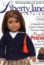 Liberty Jane Clothing - Piccadilly Peacoat for 18" Dolls