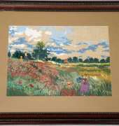 Poppy Field, Claude Monet ; my work