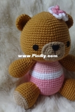 Teddy bear in pink