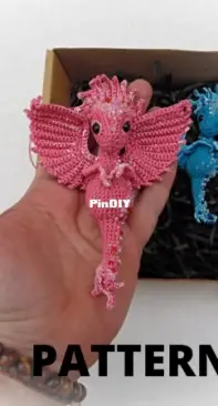 Cute Crochet Brooches - Viktoriya Tabakaeva - Crochet Dragon