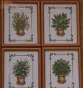 4 x herbs, my work