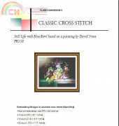 Classic Cross Stitch FR558 - Still Life with Blue Bowl
