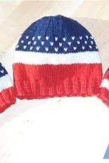 A Trio of Patriotic Hats by Laurie Moskow -Free