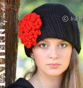 Ira Rott - Parisian Dahlia Beanie