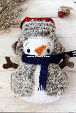 Spin a Yarn Crochet - Jillian Hewitt - Cozy Snowman   - Free