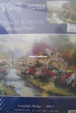 Candamar 50925 - Lamplight Bridge by Thomas Kinkade