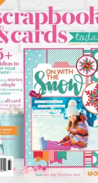 Scrapbook and Cards Today  Winter 2016