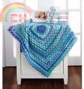 Mary Maxim - Textured Granny Blanket