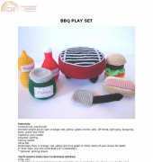 CrochetNPlayDesigns - CraftyAnna - BBQ set