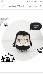 Nuna Amigurumis - Vicky - Wednesday - Merlina - Spanish - Free