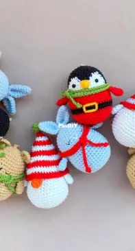 Happy Dolls Handmade - Lucy Magic Pattern - Julia /Kate - Negovorina - Christmas Funny Ornaments