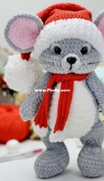 Lana Crochet Pattern - Lana Mi Toys - Irene / Irina Ilinova - Mouse
