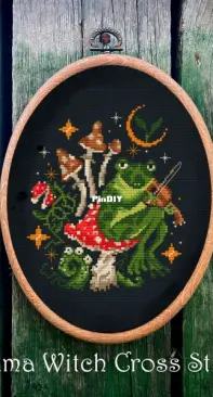 Mama Witch Xstitch - Thinking of you