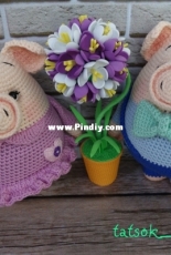 Tatsok Toys - Tatyana/Tatiana Sokolova - Mini Pigs Dasha and Arkasha - Russian - Free