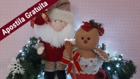 Maria Flor Ateliê - Patty Di Girolamo - Santa Claus and Ginger - Papai Noel e Ginger - Portuguese - Free