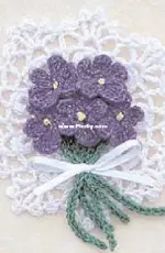 Kreinik - Maggie Petsch - Tiny Crochet Violet - Free.