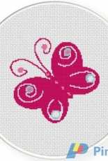 Daily Cross Stitch - Beautiful Butterfly
