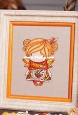 Girl Autumn From All About Needlework October 2017