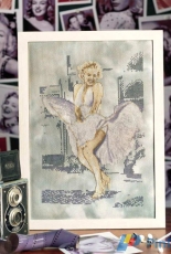 Marilyn Monroe by Maria Diaz from Cross Stitch Collection 263