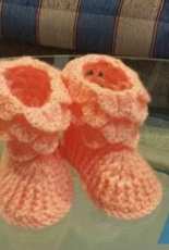 baby crochet booties