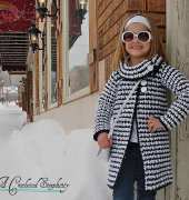 A Crocheted Simplicity - Jennifer Pionk - Girls Vintage Houndstooth Jacket