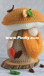 Pam Pino Design - Nazeli Mkrtchyan-Tadevosyan - Yellow Mushroom Gnome