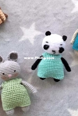Olgamigurumi - Olga Rodriquez - Baby panda baby bear baby bunny - Free