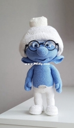 Crochet Wonders Design - Olga Kurchenko - Mr.Smurf - Смурфик - Russian