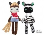 Dolls and Daydreams ITH Big Horse and Zebra