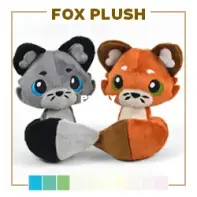 Sew Desu Ne? - Choly Knight - Fox Plush - Machine Embroidery Files - Free