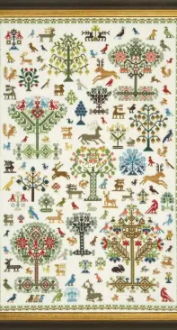 Historic Forest Sampler from Mary Hickmott s New Stitches 219 and 220 XSD