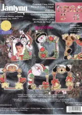 Janlynn 140-191 - Christmas Photo Frame Ornaments by Joan Elliott